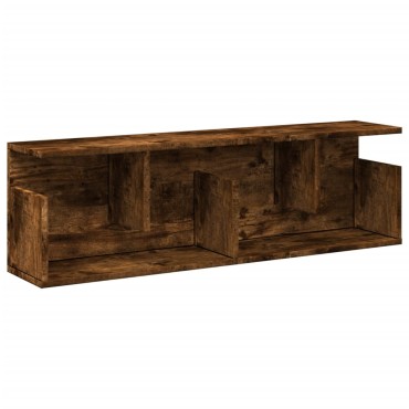 vidaXL Ντουλάπι Τοίχου Καπνιστή Δρυς 100x20x30cm Επεξεργασμένο Ξύλο 1 τεμ.