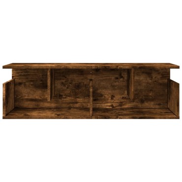 vidaXL Ντουλάπι Τοίχου Καπνιστή Δρυς 100x20x30cm Επεξεργασμένο Ξύλο 1 τεμ.