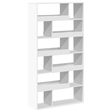 vidaXL Βιβλιοθήκη Λευκή 100x33x187,5cm Επεξ. Ξύλο 1 τεμ.