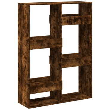 vidaXL Βιβλιοθήκη Καπνιστή Δρυς 100x33x135cm από Επεξεργασμένο Ξύλο 1 τεμ.
