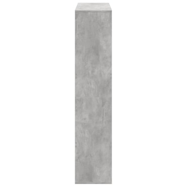 vidaXL Βιβλιοθήκη Γκρι Σκυροδέματος 100x33x156,5cm Επεξεργ. Ξύλο 1 τεμ.