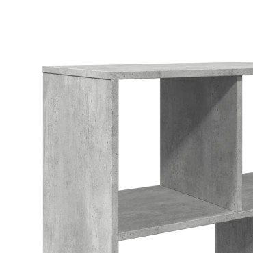 vidaXL Βιβλιοθήκη Γκρι Σκυροδέματος 100x33x156,5cm Επεξεργ. Ξύλο 1 τεμ.