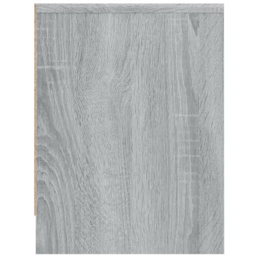vidaXL Κομοδίνο Γκρι Sonoma 40x30x40cm από Επεξεργασμένο Ξύλο 1 τεμ.