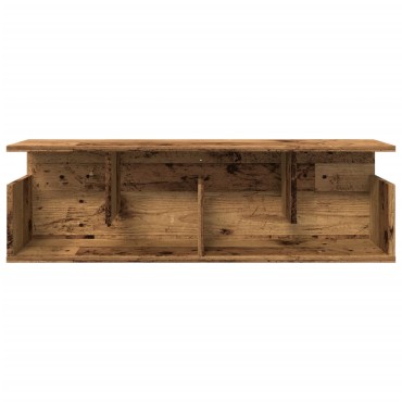 vidaXL Ντουλάπι Τοίχου Όψη Παλαιού Ξύλου 100x20x30cm Επεξ. Ξύλο 1 τεμ.