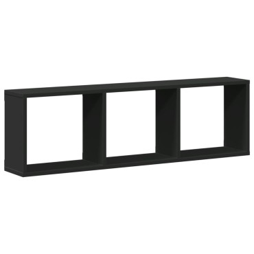 vidaXL Ντουλάπι Τοίχου Μαύρο 100x16x30cm από Επεξεργασμένο Ξύλο 1 τεμ.