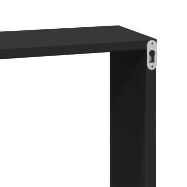 vidaXL Ντουλάπι Τοίχου Μαύρο 100x16x30cm από Επεξεργασμένο Ξύλο 1 τεμ.