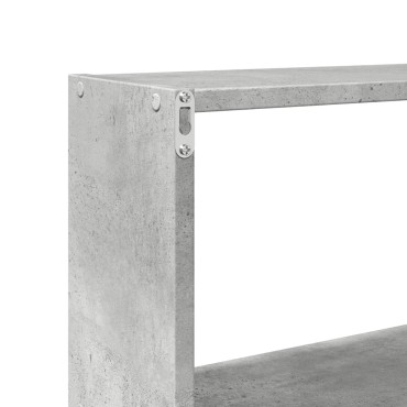 vidaXL Ντουλάπι Τοίχου Γκρι Σκυρ. 158x18x53cm από Επεξεργασμένο Ξύλο 1 τεμ.