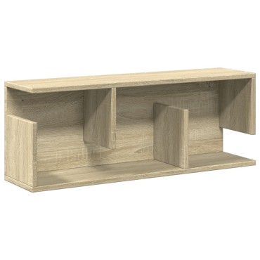 vidaXL Ντουλάπι Τοίχου Sonoma Δρυς 80x20x30cm από Επεξεργασμένο Ξύλο 1 τεμ.