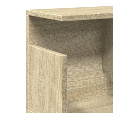 vidaXL Ντουλάπι Τοίχου Sonoma Δρυς 80x20x30cm από Επεξεργασμένο Ξύλο 1 τεμ.
