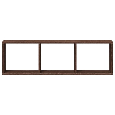 vidaXL Ντουλάπι Τοίχου Καφέ Δρυς 100x16x30cm από Επεξεργασμένο Ξύλο 1 τεμ.