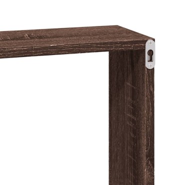 vidaXL Ντουλάπι Τοίχου Καφέ Δρυς 100x16x30cm από Επεξεργασμένο Ξύλο 1 τεμ.