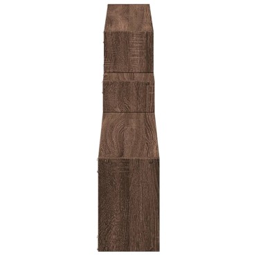vidaXL Ντουλάπι Τοίχου Καφέ Δρυς 158x18x53cm από Επεξεργασμένο Ξύλο 1 τεμ.