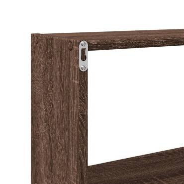vidaXL Ντουλάπι Τοίχου Καφέ Δρυς 158x18x53cm από Επεξεργασμένο Ξύλο 1 τεμ.