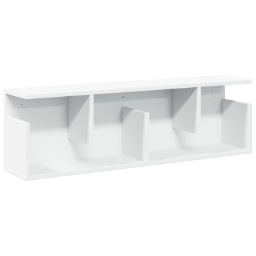 vidaXL Ντουλάπι Τοίχου Λευκό 100x20x30cm από Επεξεργασμένο Ξύλο 1 τεμ.