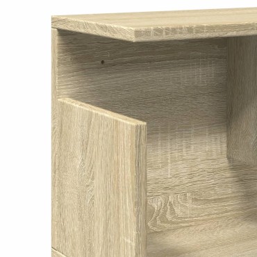 vidaXL Ντουλάπι Τοίχου Sonoma Δρυς 100x20x30cm από Επεξεργασμένο Ξύλο 1 τεμ.
