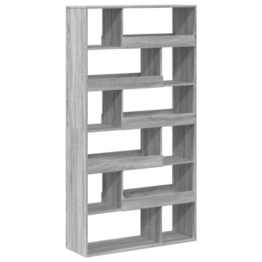 vidaXL Βιβλιοθήκη Γκρι Sonoma 100x33x187,5cm από Επεξεργ. Ξύλο 1 τεμ.