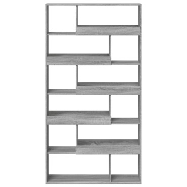 vidaXL Βιβλιοθήκη Γκρι Sonoma 100x33x187,5cm από Επεξεργ. Ξύλο 1 τεμ.