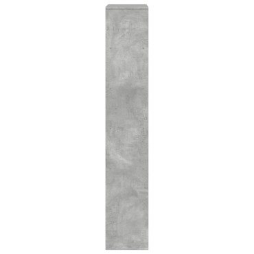 vidaXL Βιβλιοθήκη Γκρι Σκυροδέματος 100x33x187,5cm Επεξεργ. Ξύλο 1 τεμ.