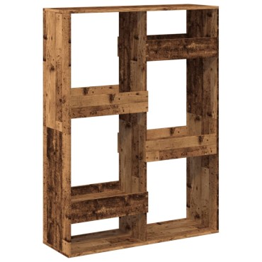 vidaXL Βιβλιοθήκη Όψη Παλαιού Ξύλου 100x33x135cm Επεξεργασμένο Ξύλο 1 τεμ.