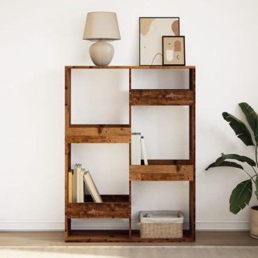 vidaXL Βιβλιοθήκη Όψη Παλαιού Ξύλου 100x33x135cm Επεξεργασμένο Ξύλο 1 τεμ.