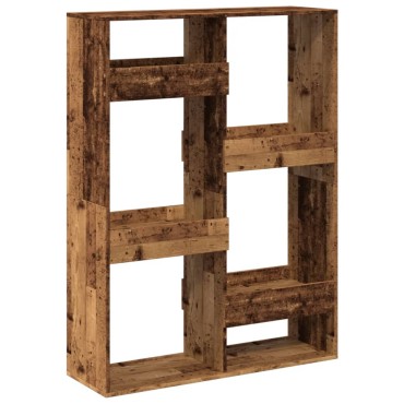 vidaXL Βιβλιοθήκη Όψη Παλαιού Ξύλου 100x33x135cm Επεξεργασμένο Ξύλο 1 τεμ.