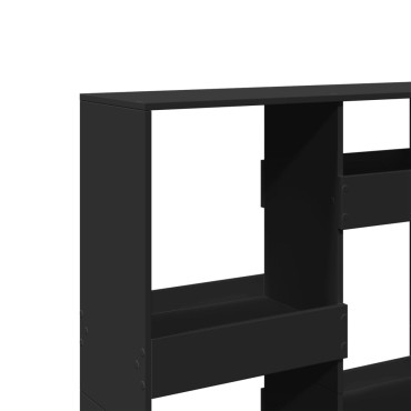 vidaXL Βιβλιοθήκη Μαύρη 100x33x135cm από Επεξεργασμένο Ξύλο 1 τεμ.