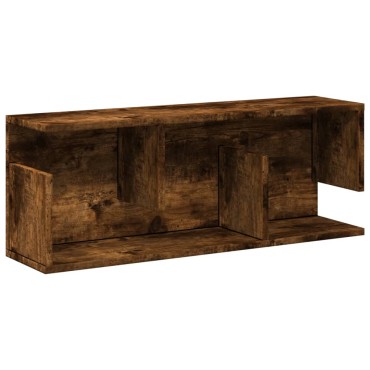 vidaXL Ντουλάπι Τοίχου Καπνιστή Δρυς 80x20x30cm Επεξεργασμένο Ξύλο 1 τεμ.