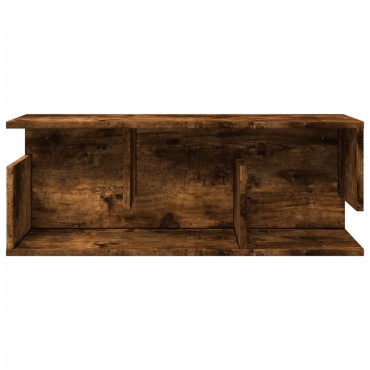 vidaXL Ντουλάπι Τοίχου Καπνιστή Δρυς 80x20x30cm Επεξεργασμένο Ξύλο 1 τεμ.