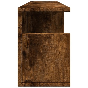 vidaXL Ντουλάπι Τοίχου Καπνιστή Δρυς 80x20x30cm Επεξεργασμένο Ξύλο 1 τεμ.