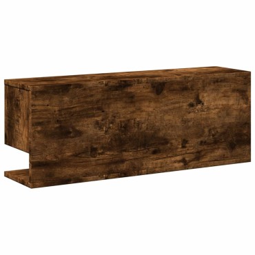vidaXL Ντουλάπι Τοίχου Καπνιστή Δρυς 80x20x30cm Επεξεργασμένο Ξύλο 1 τεμ.