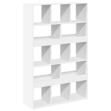 vidaXL Βιβλιοθήκη Λευκή 100x33x156,5cm από Επεξεργασμένο Ξύλο 1 τεμ.