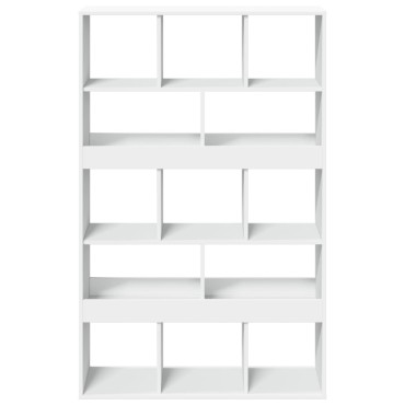 vidaXL Βιβλιοθήκη Λευκή 100x33x156,5cm από Επεξεργασμένο Ξύλο 1 τεμ.