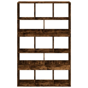 vidaXL Βιβλιοθήκη Καπνιστή Δρυς 100x33x156,5cm από Επεξεργασμένο Ξύλο 1 τεμ.