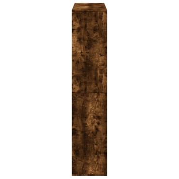 vidaXL Βιβλιοθήκη Καπνιστή Δρυς 100x33x156,5cm από Επεξεργασμένο Ξύλο 1 τεμ.