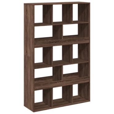 vidaXL Βιβλιοθήκη Καφέ Δρυς 100x33x156,5cm από Επεξεργασμένο Ξύλο 1 τεμ.