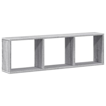 vidaXL Ντουλάπι Τοίχου Γκρι Sonoma 100x16x30cm από Επεξεργασμένο Ξύλο 1 τεμ.