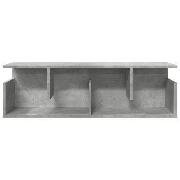 vidaXL Ντουλάπι Τοίχου Γκρι Σκυρ. 100x20x30cm από Επεξεργασμένο Ξύλο 1 τεμ.