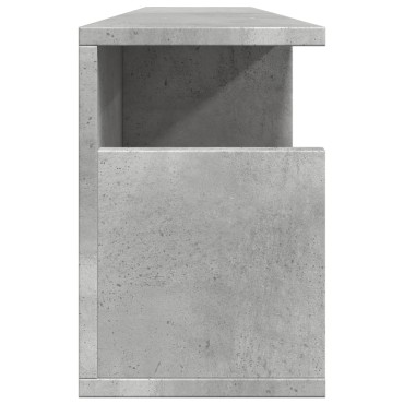 vidaXL Ντουλάπι Τοίχου Γκρι Σκυρ. 100x20x30cm από Επεξεργασμένο Ξύλο 1 τεμ.