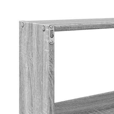 vidaXL Ντουλάπι Τοίχου Γκρι Sonoma 158x18x53cm από Επεξεργασμένο Ξύλο 1 τεμ.