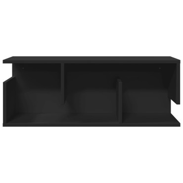 vidaXL Ντουλάπι Τοίχου Μαύρο 80x20x30cm από Επεξεργασμένο Ξύλο 1 τεμ.