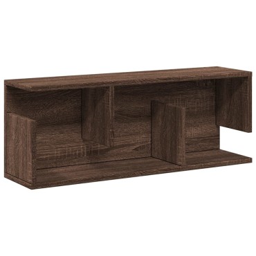vidaXL Ντουλάπι Τοίχου Καφέ Δρυς 80x20x30cm από Επεξεργασμένο Ξύλο 1 τεμ.