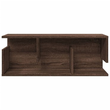 vidaXL Ντουλάπι Τοίχου Καφέ Δρυς 80x20x30cm από Επεξεργασμένο Ξύλο 1 τεμ.