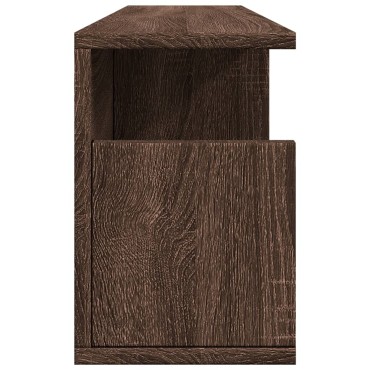 vidaXL Ντουλάπι Τοίχου Καφέ Δρυς 80x20x30cm από Επεξεργασμένο Ξύλο 1 τεμ.