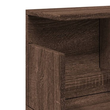 vidaXL Ντουλάπι Τοίχου Καφέ Δρυς 80x20x30cm από Επεξεργασμένο Ξύλο 1 τεμ.