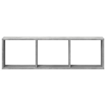 vidaXL Ντουλάπι Τοίχου Γκρι Σκυρ. 100x16x30cm από Επεξεργασμένο Ξύλο 1 τεμ.