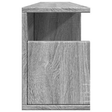 vidaXL Ντουλάπι Τοίχου Γκρι Sonoma 100x20x30cm από Επεξεργασμένο Ξύλο 1 τεμ.
