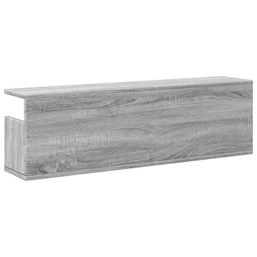 vidaXL Ντουλάπι Τοίχου Γκρι Sonoma 100x20x30cm από Επεξεργασμένο Ξύλο 1 τεμ.