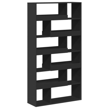 vidaXL Βιβλιοθήκη Μαύρη 100x33x187,5cm Επεξ. Ξύλο 1 τεμ.