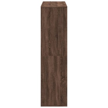vidaXL Βιβλιοθήκη Καφέ Δρυς 100x33x125,5cm από Επεξεργασμένο Ξύλο 1 τεμ.