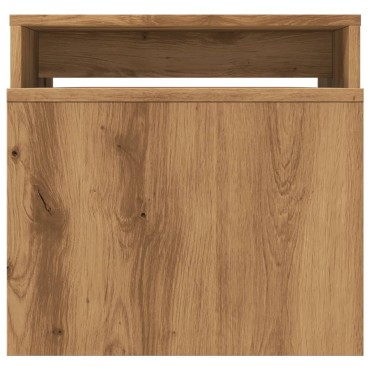 vidaXL Σετ Τραπεζάκια Σαλονιού Artisan Δρυς 100x48x40cm Επεξ. Ξύλο